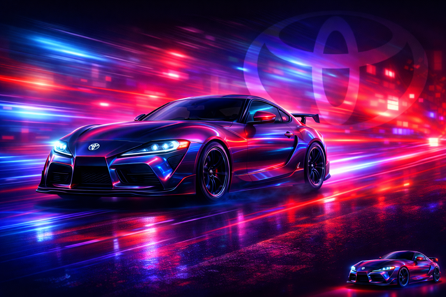Toyota GR Supra futurista